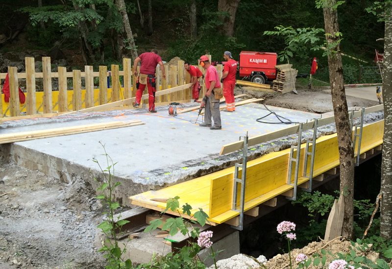 Sanierung Brücke Rombach Amden